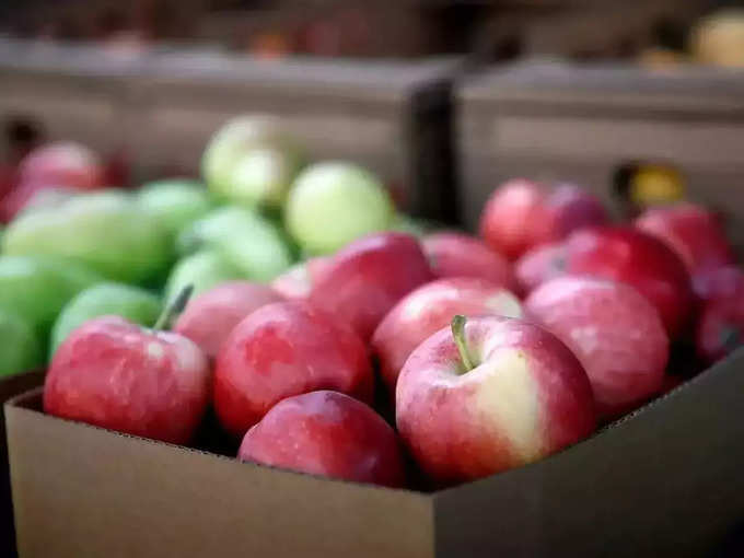 5 लाख टन से भी ज्यादा आए विदेशी सेब