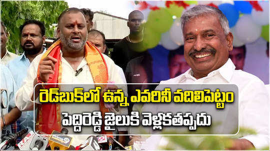 andhra pradesh minister ram prasad reddy comments on peddireddy ramachandra reddy