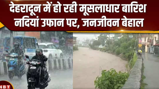 uttarakhand news river water level increased due to rain watch video