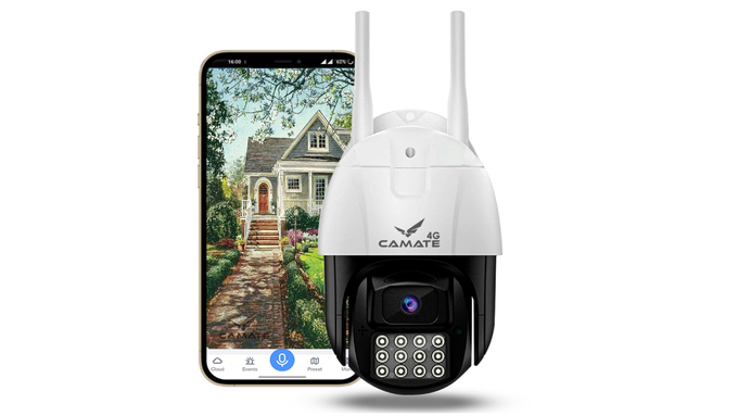 Camate Eclipse 4G Sim Based Smart CCTV Camera: