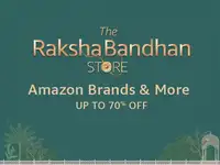 ऐमजॉन रक्षा बंधन स्टोर पर 70% तक की छूट, अपनों को दीजिए खास उपहार