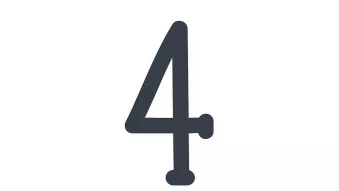 4 (ಯಾವುದೇ ತಿಂಗಳಿನ 4, 13, 22 ಅಥವಾ 31 ರಂದು ಜನಿಸಿದವರು ಸಂಖ್ಯಾಶಾಸ್ತ್ರದ ಸಂಖ್ಯೆ 4 ರಿಂದ ಆಳಲ್ಪಡುತ್ತಾರೆ)