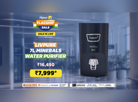 Livpure का 7 लीटर वाला मिनरल्स Water Purifier ₹16,490 से हुआ सीधा ₹7,999 का, आज ही उठा लें डिस्काउंट का फायदा   