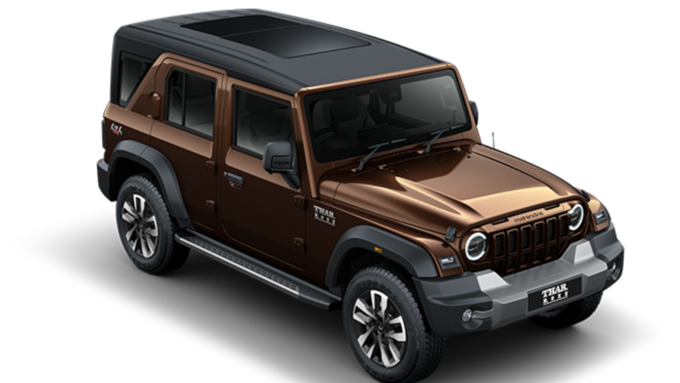 Mahindra Thar Roxx BURNT SIENNA