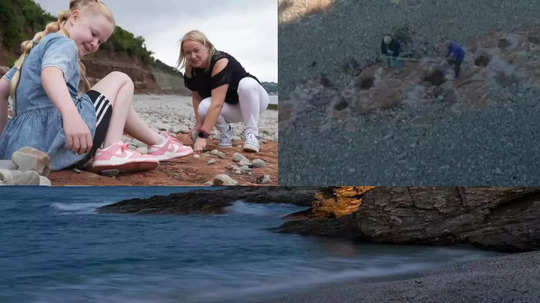 uk girl found dinosaur foot prints