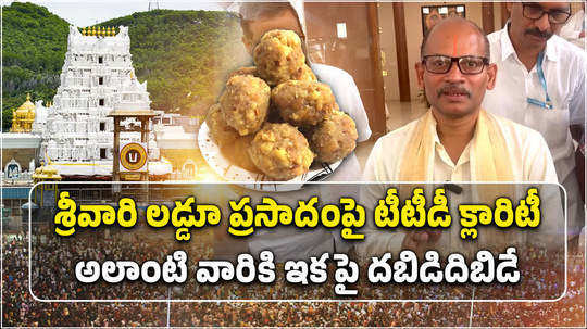 ttd aeo venkayya chowdary clarity on tirumala laddu news