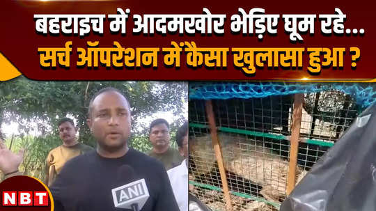 bahraich wolf search operation bahraich wolf attacks up forest department