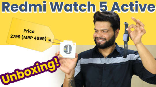 redmi watch 5 active unboxing first impressions affordable smartwatch 2024 watch video