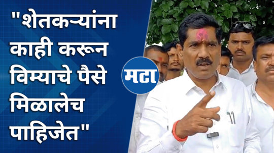 bajrang sonawane comment on dhananjay munde for heavy rain farmer crop damage