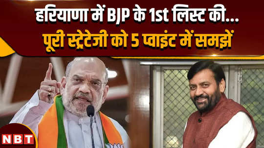 haryana bjp candidates first list haryana bjp 67 candidates list haryana assembly election 2024