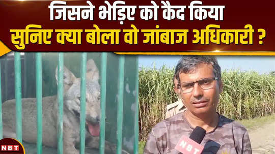 wolf in bahraich listen from the forest department officer how the 5th wolf was caught