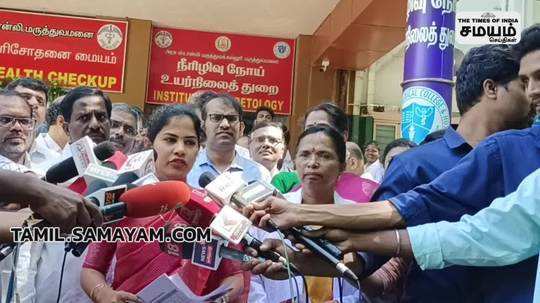 chennai mayor priya press meet