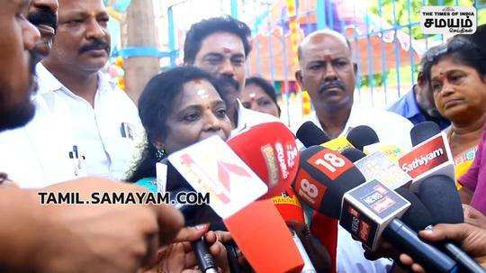 bjp leader tamilisai soundarrajan press meet