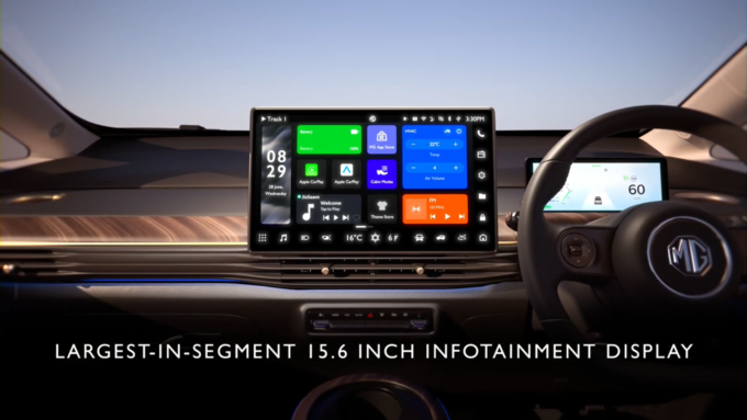 MG Windsor EV Infotainment System