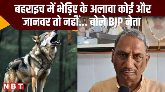 bjp mlc padam sen chaudhary on wolf attack incident in bahraich up news video