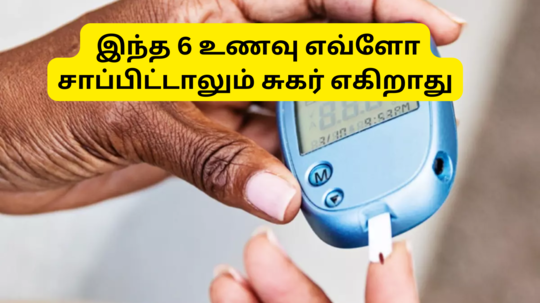 Best 6 Foods For Diabetes : சர்க்கரை எகிறாம இருக்கணும்னா இந்த 6 உணவுகளை தினசரி எடுத்துக்கங்க