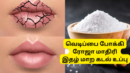 Sea Salt For soft And Pink Lips : உதடு வெடிப்பை சரிசெஞ்சு பிங்க் கலரா மாத்தும் கடல் உப்பு - எப்படி யூஸ் பண்ணணும்