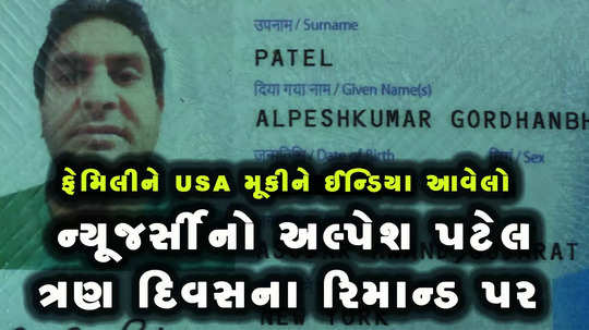 alpesh patel of new jersey caught with tempered passport sent on three days remand