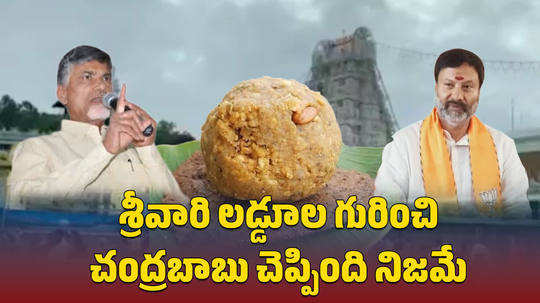 bjp leader bhanu prakash reddy reacts on ap cm chandrababu naidu comments on tirumala laddu