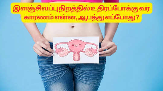 Pink Colour Discharge : இளஞ்சிவப்பு நிறத்தில் உதிரப்போக்கு வர காரணம் என்ன, ஆபத்து எப்போது ?