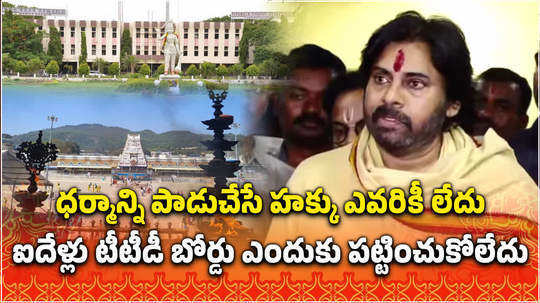 ap deputy cm pawan kalyan comments on tirumala laddu prasadam issue