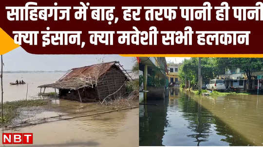 sahibganj flood news the havoc of floods is not stopping in sahibganj dozens of villages are affected administration is unaware