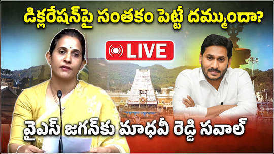 kadapa tdp mla reddappagari madhavi reddy comments on ys jagan mohan reddy over tirumala laddu issue