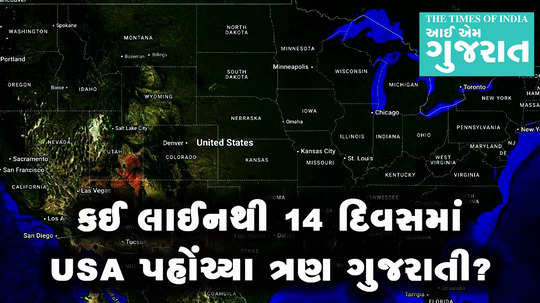 how three gujaratis reached usa without crossing mexico or canada border