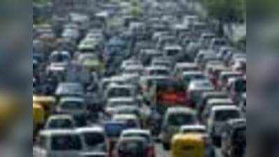 ऑटो एक्सपो में जाम, ट्रैफिक का मीटर डाउन