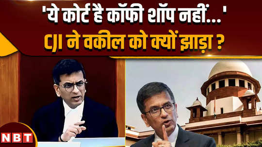 this is not the coffee shop why cji dy chandrachud scolded lawyer and petitioner