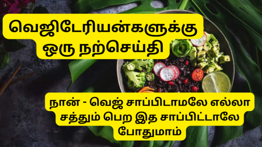 வெஜிடேரியனா இருந்தா ஊட்டச்சத்து பற்றாக்குறை வருமா? யார் சொன்னது - இதெல்லாம் சாப்பிடுங்க சும்மா ஜம்முனு இருப்பீங்க