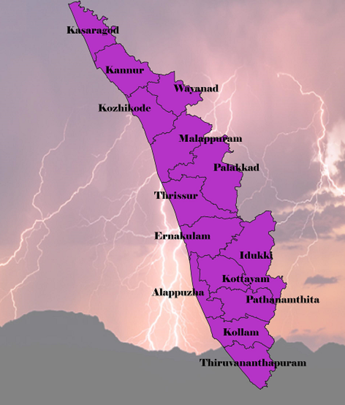 keralam rain image symbolic