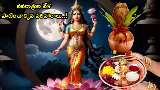 Shardiya Navratri 2024: నవరాత్రుల వేళ ఈ పరిహారాలు పాటిస్తే దుర్గమ్మ ఆశీస్సులతో పాటు ఆదాయం పెరగడం ఖాయం..!