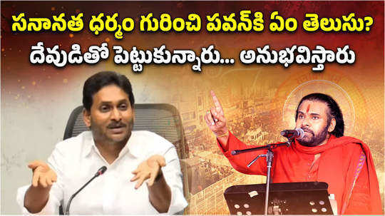 ysrcp chief ys jagan comments on pawan kalyan and tirupati laddu controversy