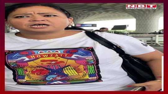 bharti singh and haarsh limbachiyaa with son gola spotted at mumbai airport watch video