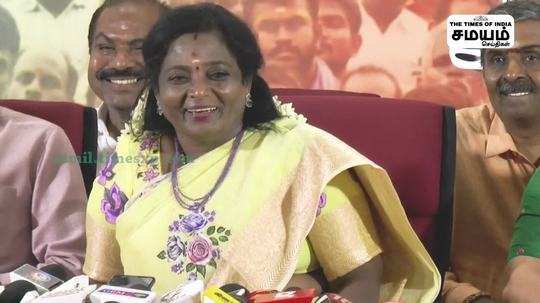 tamilisai press meet about tvk vijay