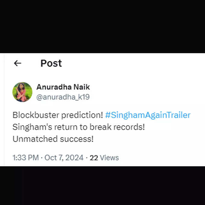 Singham Again Trailer twitter reaction