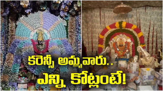 ఏపీలో కరెన్సీ అమ్మవారు.. ఎంతో తెలిస్తే నోరెళ్లబెట్టాల్సిందే!