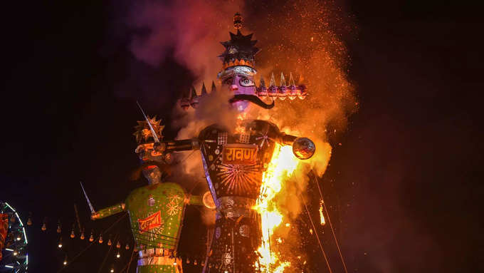 Ravan Dahan History on Dussehra