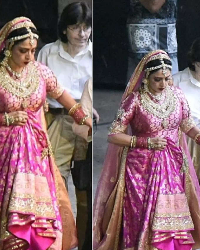 Rekha Exclusive PICS in pink lehanga