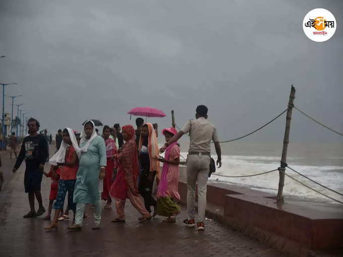 উত্তাল দিঘার সমুদ্র