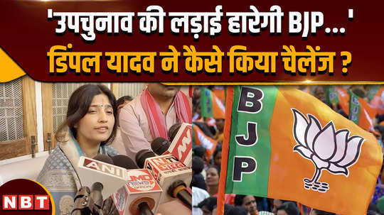 samajwadi party mp dimple yadav challenged bjp for up by election 2024