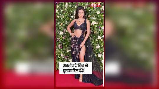 avneet kaur mole stole the hearts of fans the actress arrived in a very glamorous style at the diwali party