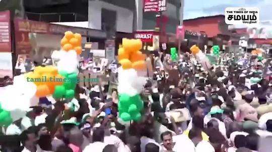 rahul ganthi has come to wayanad for the by election