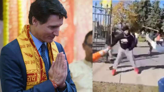 canada hindu temple attacked news and video