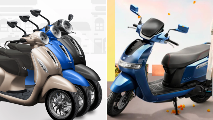 TVS iQube And Bajaj Chetak Sale