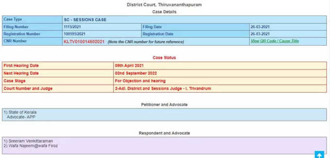 appointment detials