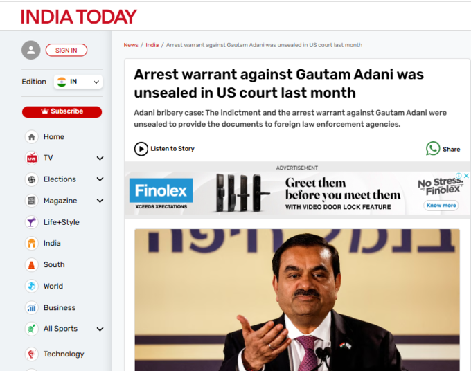 india today report