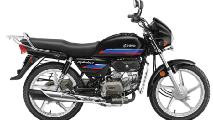 Hero Splendor Plus का रेड पर्पल