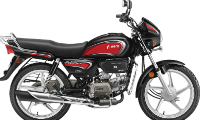 Hero Splendor Plus का रेड ब्लैक